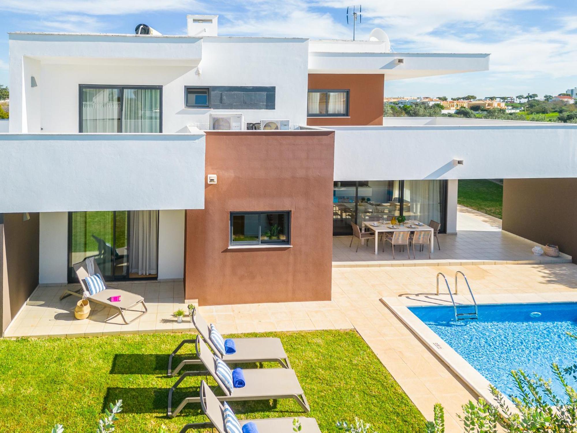 Villas Novochoro - Large Garden- Heatable Pool By Dreamvillasalbufeira Exteriér fotografie